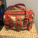 Coach Bags | Coach Legacy Lily 65th Ann Satchel Lim Edition Mo769-11968 Hardware Brass Tone | Color: Red/Tan | Size: 12" 9" X 6"