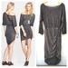 Free People Dresses | Free People Tidepool Slinky Ruched Dress | Color: Black/Gray | Size: S