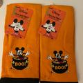 Disney Holiday | Disney Halloween Hand Towels Each Pack Has 2 Hand Towels. | Color: Orange | Size: 15 Inches X 25 Inches