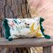 Park Hill Free Bird Appliqued Cotton Pillow Polyester/Polyfill/Cotton | 0.5 H x 18 W x 0.5 D in | Wayfair XXN20872