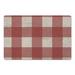 Red 18 x 27 x 1 in Kitchen Mat - Gracie Oaks Muizz Buffalo Kitchen Mat Synthetics | 18 H x 27 W x 1 D in | Wayfair 6964AF63AF5549428E0FD95CEBAA3DCE