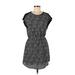 H&M Casual Dress - Mini: Black Color Block Dresses - Women's Size 6