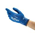 Ansell HyFlex 11-818 Professional Work Gloves, Mechanical Gloves with Improved Grip, Patented Comfort Technology, Multi-Purpose Gloves, Assembly, Mechanics, Blue, Size S (12 Pairs)
