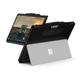 URBAN ARMOR GEAR Scout Handstrap Case für Microsoft Surface Pro 9 Hülle [Offiziell Designed for Surface, Handschlaufe, Type-Cover kompatibel, Kickstand Aussparung, Surface Pen Halterung] schwarz