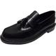 Mazeys Mens ikon Original Punched Vamp Loafers (Black 8)