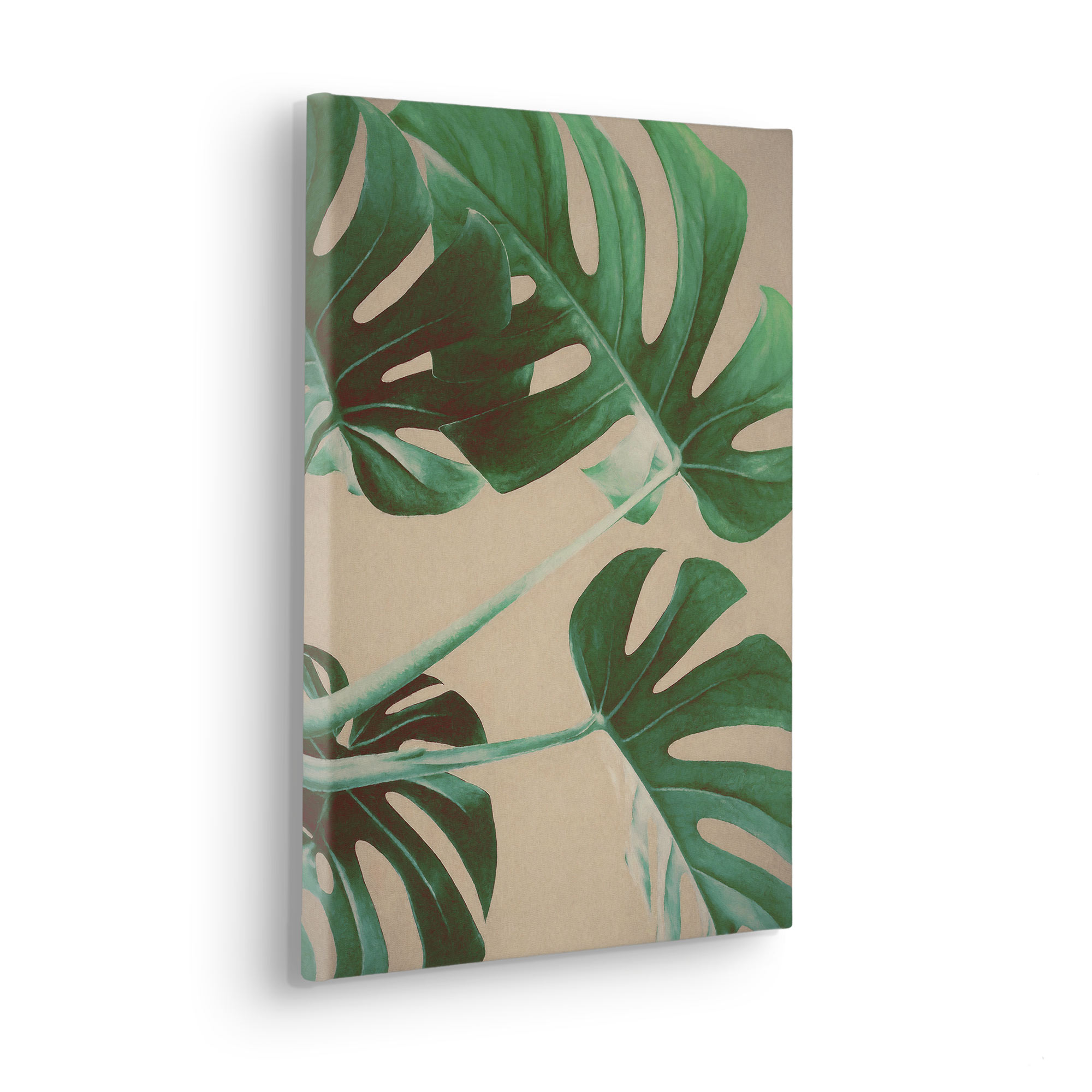 Leinwandbild KOMAR "Wild at Home - Größe 30 x 40 cm", grün (farbe bild(er): grün, braun), B:30cm, Holz, Papier, Bilder, Leinwandbild, Keilrahmenbild mi Echtholzrahmen