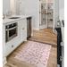 White Rectangle 3' x 5' Kitchen Mat - KAVKA DESIGNS Candy Cane Kisses Pink Kitchen Mat 60.0 x 36.0 x 0.08 D | Wayfair MWMAT-17304-3X5-KAV2747