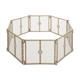 Toddleroo by North States Superyard Indoor-Outdoor 8-Panel Play Yard Plastic in White | 26 H x 84 W x 69 D in | Wayfair 8777