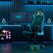 Vertagear SL5800 Ergonomic Large Gaming Chair Featuring Contourmax Lumbar & Vertaair Seat Systems - RGB LED Kits Upgradeable - Burgundy Faux | Wayfair