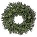 The Holiday Aisle® Colorado Lighted Polyvinyl Chloride Wreath Traditional Faux in Blue/White | 30 H x 30 W x 6 D in | Wayfair