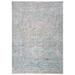 Blue/Gray 48 x 30 x 0.37 in Area Rug - Williston Forge Rectangle Cassidi Oriental Power Loomed Area Rug in Gray/Blue Polyester/Viscose | Wayfair