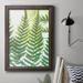Bay Isle Home™ UA Fern Glow IV Premium Framed Canvas- Ready To Hang Canvas, Solid Wood in Black/Blue/Green | 20 H x 16 W x 2.5 D in | Wayfair