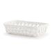 The Holiday Aisle® Christmas Ceramic Bread Basket w/ Red Tea Towel All Ceramic in White | 4 H x 14.5 W x 8 D in | Wayfair