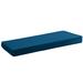 Gracie Oaks 7.9" W x 19.7" D Indoor/Outdoor Seat Cushion Polyester in Blue | 7.9 H x 7.9 W x 19.7 D in | Wayfair 9DF2117829CC45B6AA264B75A6399073