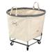 Steele Canvas Basket Canvas Round Carry Truck - 3 Bu Canvas | 19.5 H x 25 W x 25 D in | Wayfair 623CNATVGRYM2S