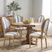 Burntwood Extendable Dining Set Wood/Upholstered in Brown Laurel Foundry Modern Farmhouse® | 29.75 H in | Wayfair 648279A5D588471285782CCA6C800696