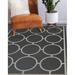 Gray 120 x 96 x 0.08 in Area Rug - POP CHARCOAL Area Rug By Latitude Run® Polyester | 120 H x 96 W x 0.08 D in | Wayfair