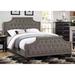 Red Barrel Studio® Alkmaar Tufted Platform Bed Upholstered/Polyester in Brown | 50 H in | Wayfair BB543EC84A0E4B52866272D384F43765