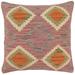 Rustic Griffin Turkish Hand-Woven Kilim Pillow - 18'' x 18''