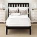 Twin Size Wood Platform Bed with Headboard/Wood Slat Support