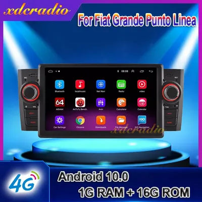 Lecteur de limitation de voiture Android navigation GPS radio stéréo WiFi 1 DIN Fiat Grande