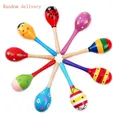 Marteau de sable en bois pour bébés jouets pour tout-petits hochets Maraca jouets musicaux