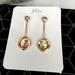 J. Crew Jewelry | J.Crew Sculptural Spiral Drop Earrings Nwt Os Burnished Gold | Color: Gold | Size: Os
