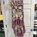 Anthropologie Dresses | Anthropologie Lilka Women Ostera Strapless Hi-Lo Mesh Gauze Dress - Medium - Euc | Color: Purple/Yellow | Size: M