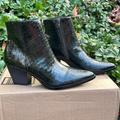 Free People Shoes | Free People Coconuts By Matisse Ankle Boots | Color: Black/Green | Size: 8