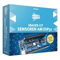 FRANZIS 67179 - Machs' s einfach, Maker Kit Sensoren am ESP32, inkl. allen Bauteilen und 140-seitigem Handbuch