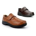 Mens Touch Fastening Shoes Mens Casual Shoes Mens Comfort Shoes Mens Shoes Mens Brown Shoes Mens Tan Shoes Sizes 7-12 11 UK