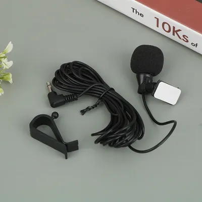 Microphone audio de voiture avec prise jack micro stéréo mini microphone externe filaire pour PC