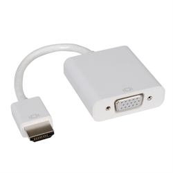 ROLINE HDMI-VGA Adapterkabel, HDMI ST / VGA BU, 0,15 m Image