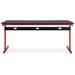 Signature Design by Ashley Lynxtyn Desk Wood/Metal in Black/Brown/Gray | 30 H x 63 W x 31.5 D in | Wayfair H400-427