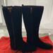 Tory Burch Shoes | Black Suede Tory Burch Boots | Color: Black | Size: 7