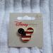 Disney Jewelry | Disney Store Mickey Mouse American Flag Pin | Color: Blue/Red | Size: Os