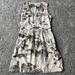 Madewell Dresses | Madewell 100% Silk, Dress | Color: Brown/Cream | Size: 6