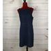 J. Crew Dresses | J.Crew Eyelet Apron Sheath Dress Sleeveless | Color: Blue | Size: 12