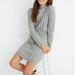 Madewell Dresses | Madewell Sweater Dress | Color: Black/Gray | Size: L