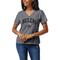 Women's League Collegiate Wear Heather Gray Purdue Boilermakers Intramural Boyfriend V-Neck T-Shirt