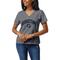 Women's League Collegiate Wear Heather Gray Georgetown Hoyas Intramural Boyfriend V-Neck T-Shirt