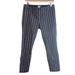 J. Crew Pants & Jumpsuits | J. Crew Blue Mid Rise Diamond Patterned Dress Pants Size 4 | Color: Blue/Gold | Size: 4