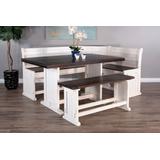 Carriage House European Cottage Counter Height Breakfast Nook Set - Sunny Designs 0114EC