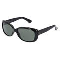 Fielmann OU 033 SUN CL Damen-Sonnenbrille Vollrand Eckig Acetat-Gestell, Schwarz