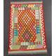Handmade Kilim Rug, Artisan Afghan Turkish Wool Aztec Sheep Wool Kilim Rug 152x103 CM