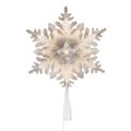 Vickerman 719879 - 10 Light 11.5" Motion LED Snowflake Tree Topper (X222111)