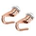 Alloy Ceiling Hook 25mmx33mm for Ceiling Pendant Light Plate Rose Gold 2Pcs - Rose Gold