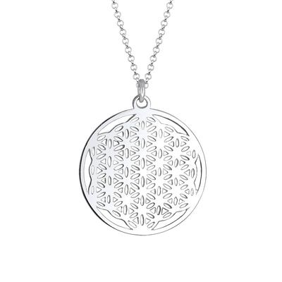 Elli - Ornament Lebensblume Symbol 925 Sterling Silber Ketten 1 ct Damen