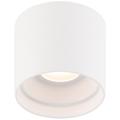 Squat 4.5"H x 5"W 1-Light Outdoor Flush Mount in White