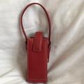 Coach Accessories | Coach Phone/Sunglasses/Reading Glasses Holder/Wristlet-Red Leather-Adj Strap-Euc | Color: Red | Size: Os